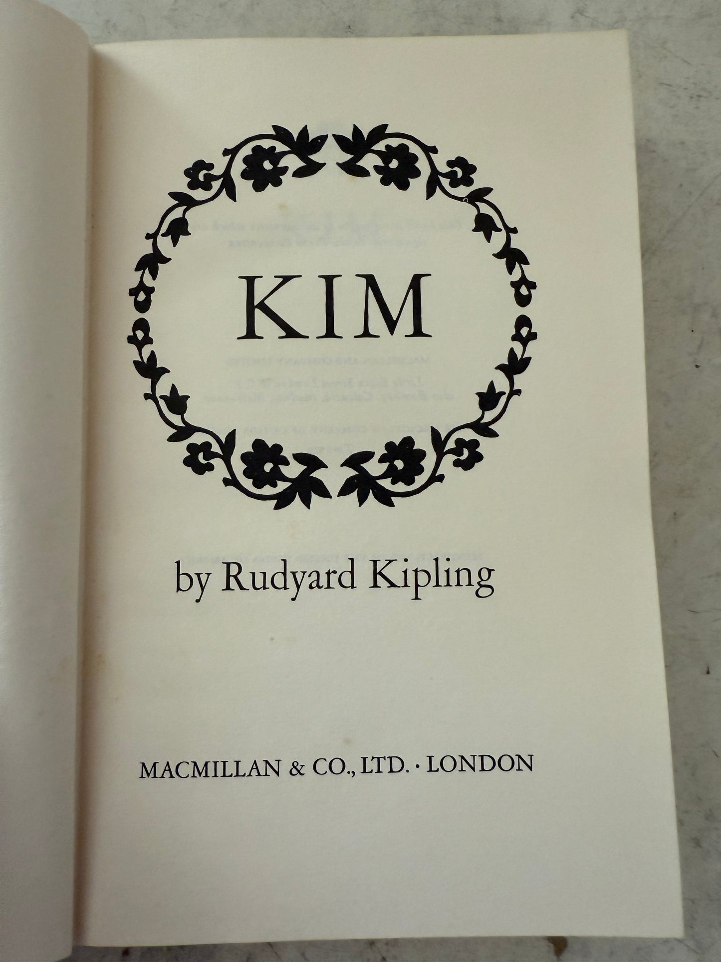 Kim Rudyard Killing Book