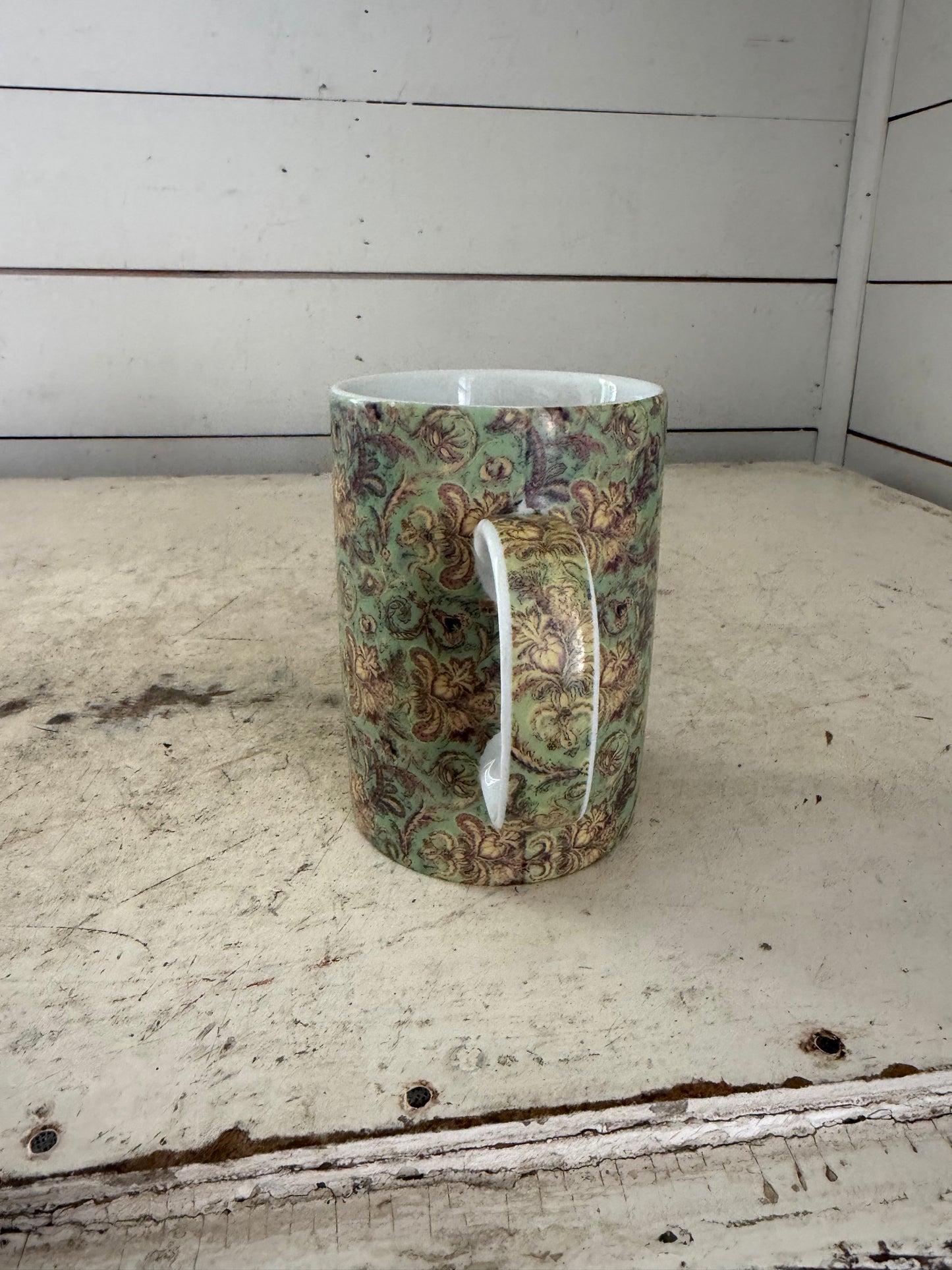 Green Paisley Mug