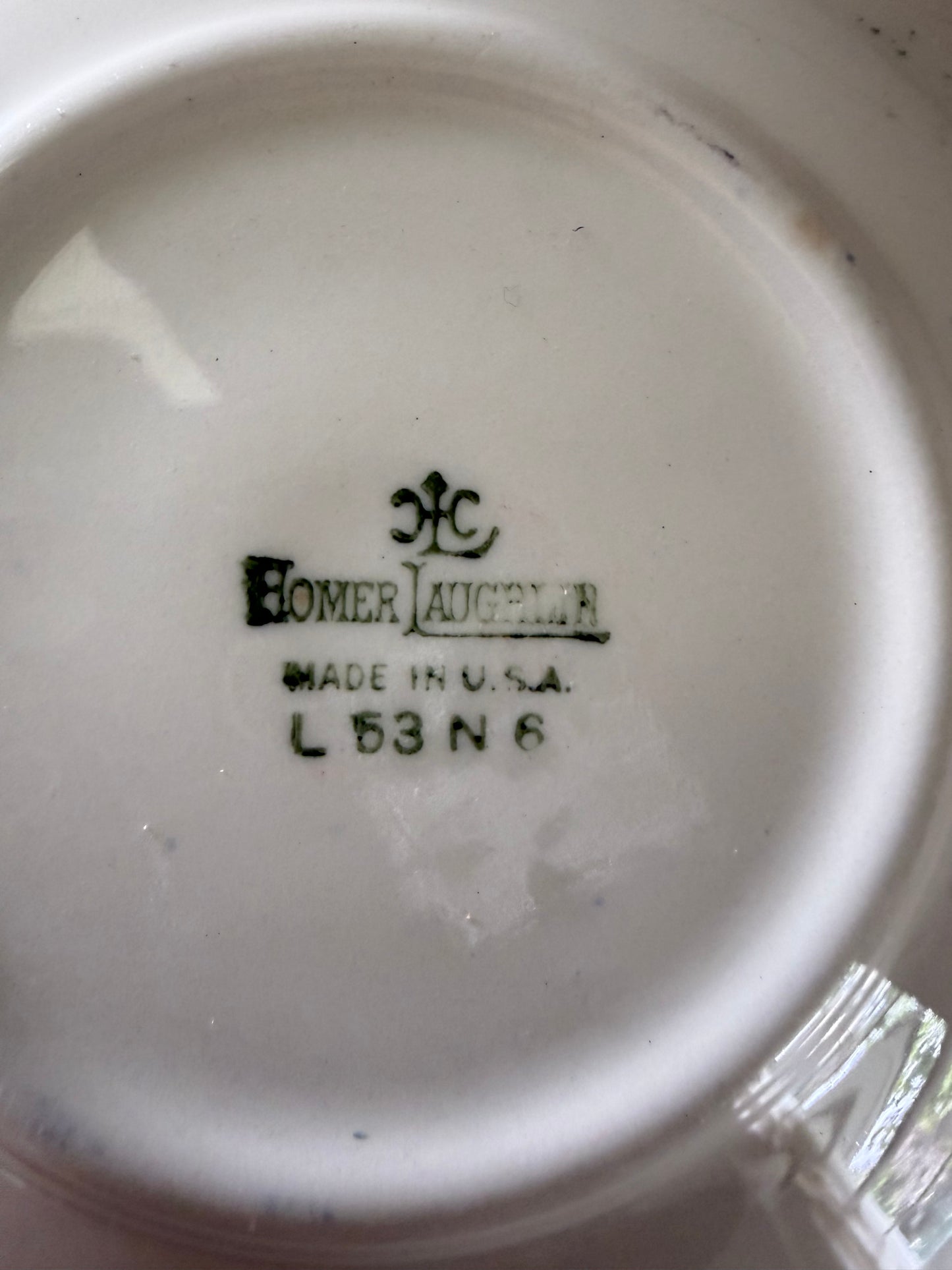 Homer Laughlin Blue Willow saucer Plate