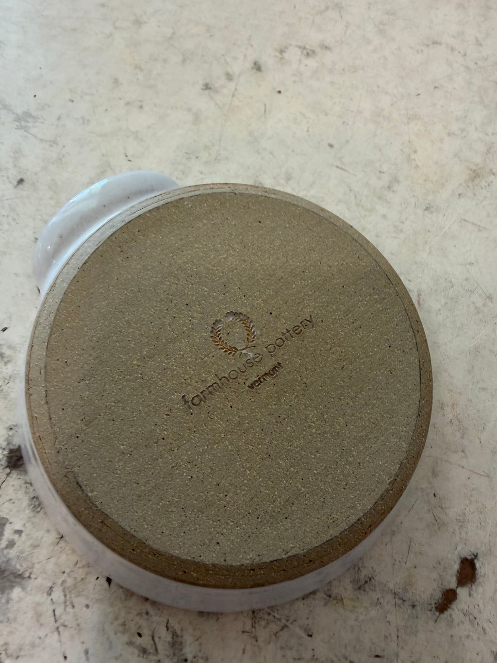 Stoneware spoon rest