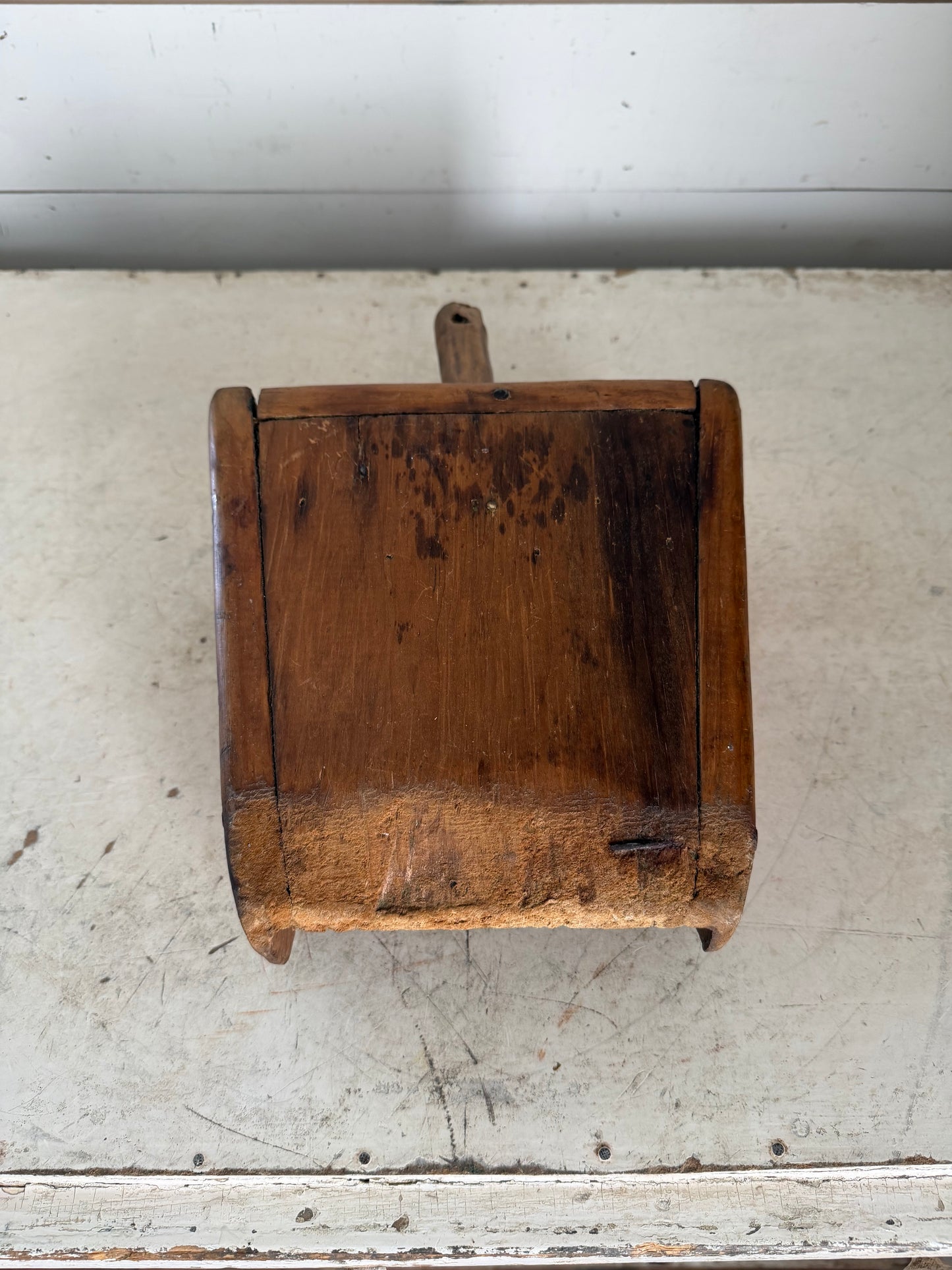 Rustic Mid Century Wood Salt and Grain Scoop