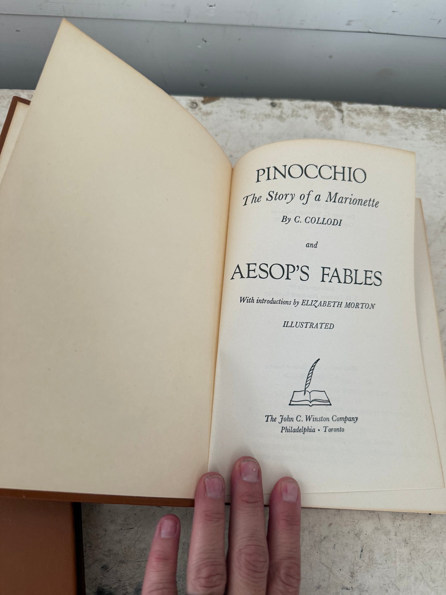 Vintage great books for children that Shakespeare and Pinocchio set