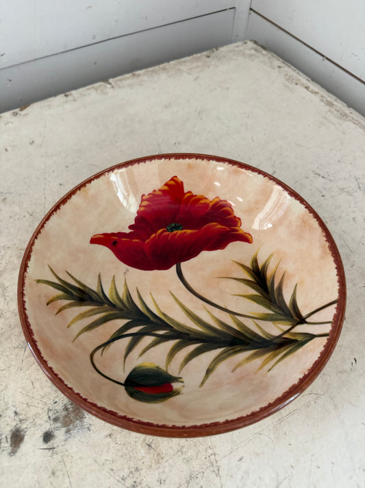Certified international Poppies bowl