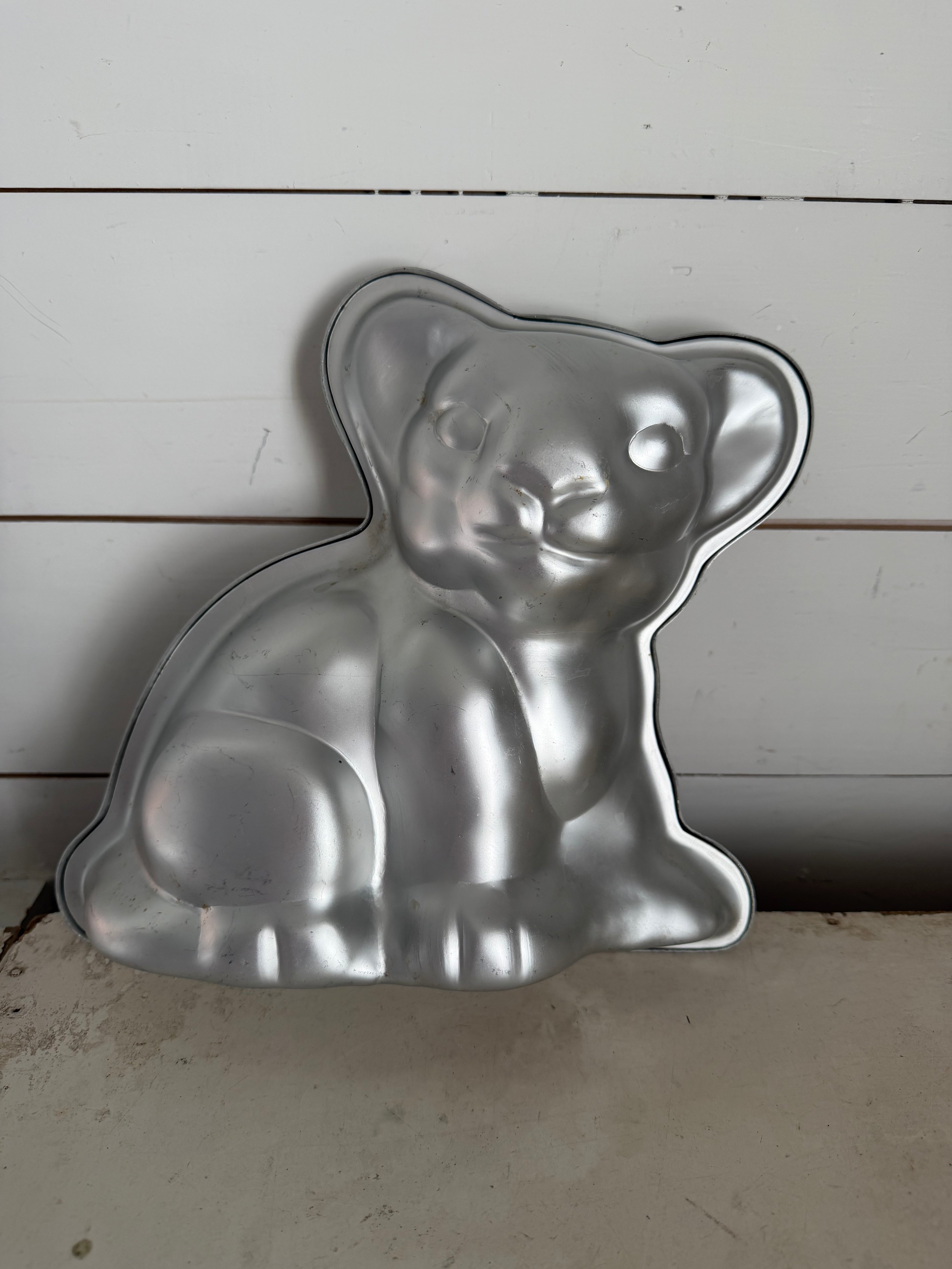 Vintage Wilton Enterprise Lion King Simba Cub 3D Birthday Cake Pan Mold no clips