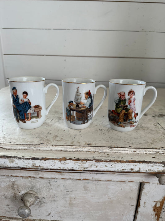 Norman Rockwell Mug sold individually