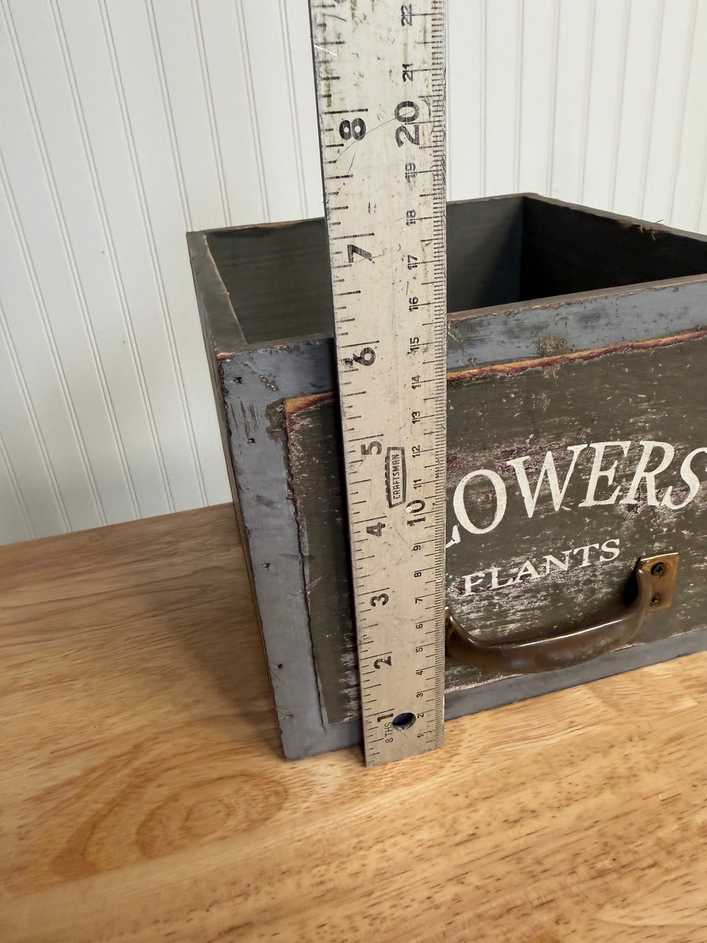 Wood Planter with Handle