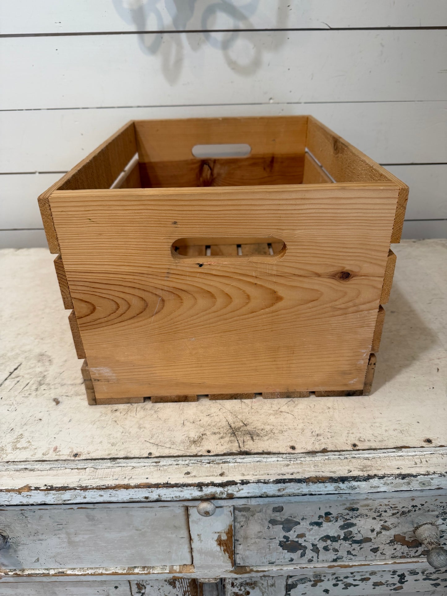 Wood Crate “Apple Box” - Will get Makeover - zeb is making it over. It will not be custom he has a plan