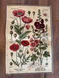SECONDS BLACK BORDER Hollyhock | JRV Medium Rice Paper - as is