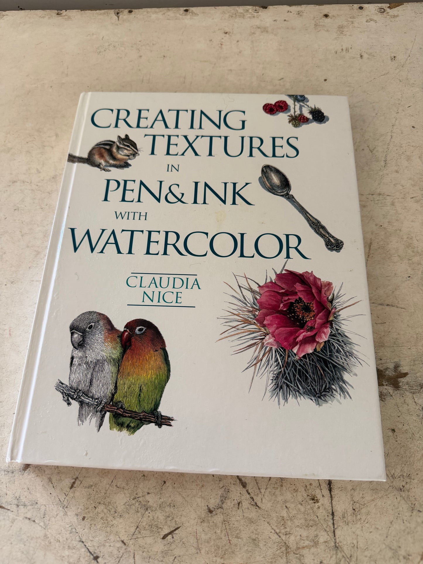 Creating Textures in Pen & Ink with Watercolor by Claudia Nice