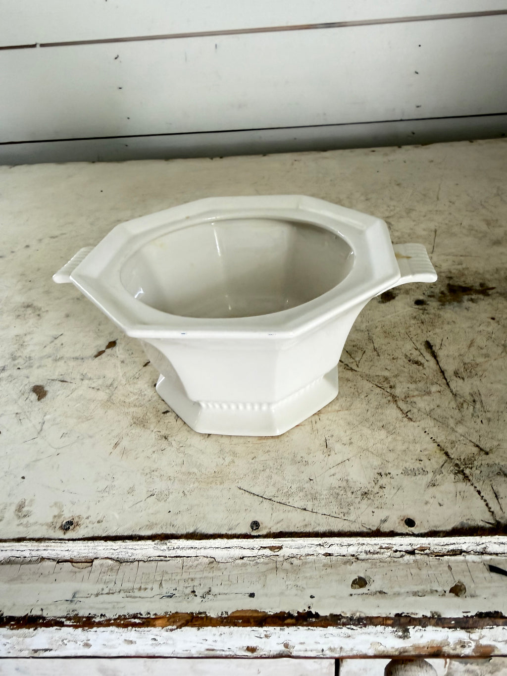Vintage Octagonal japanese sugar dish
