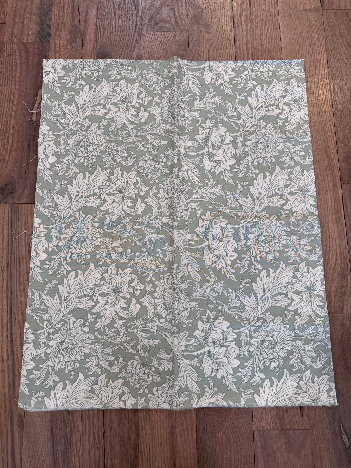 1 yard Sage Botanical Fabric