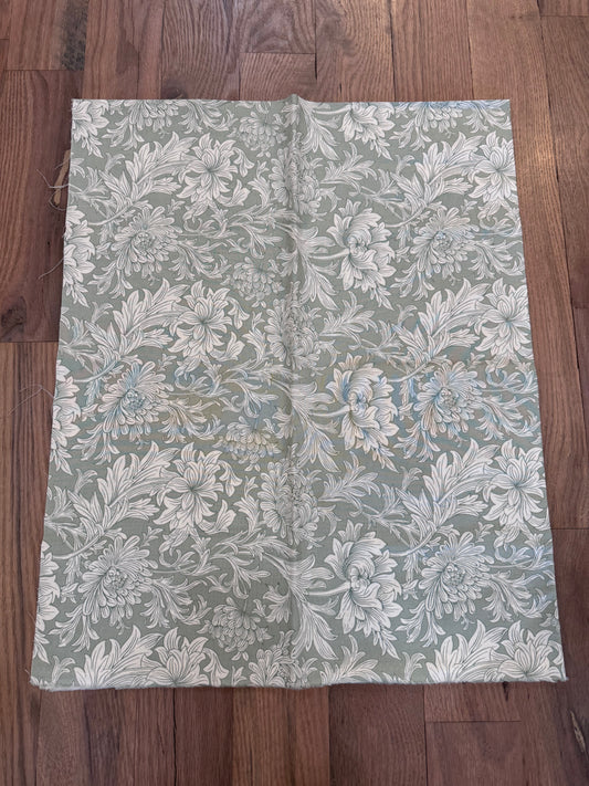 1 yard Sage Botanical Fabric