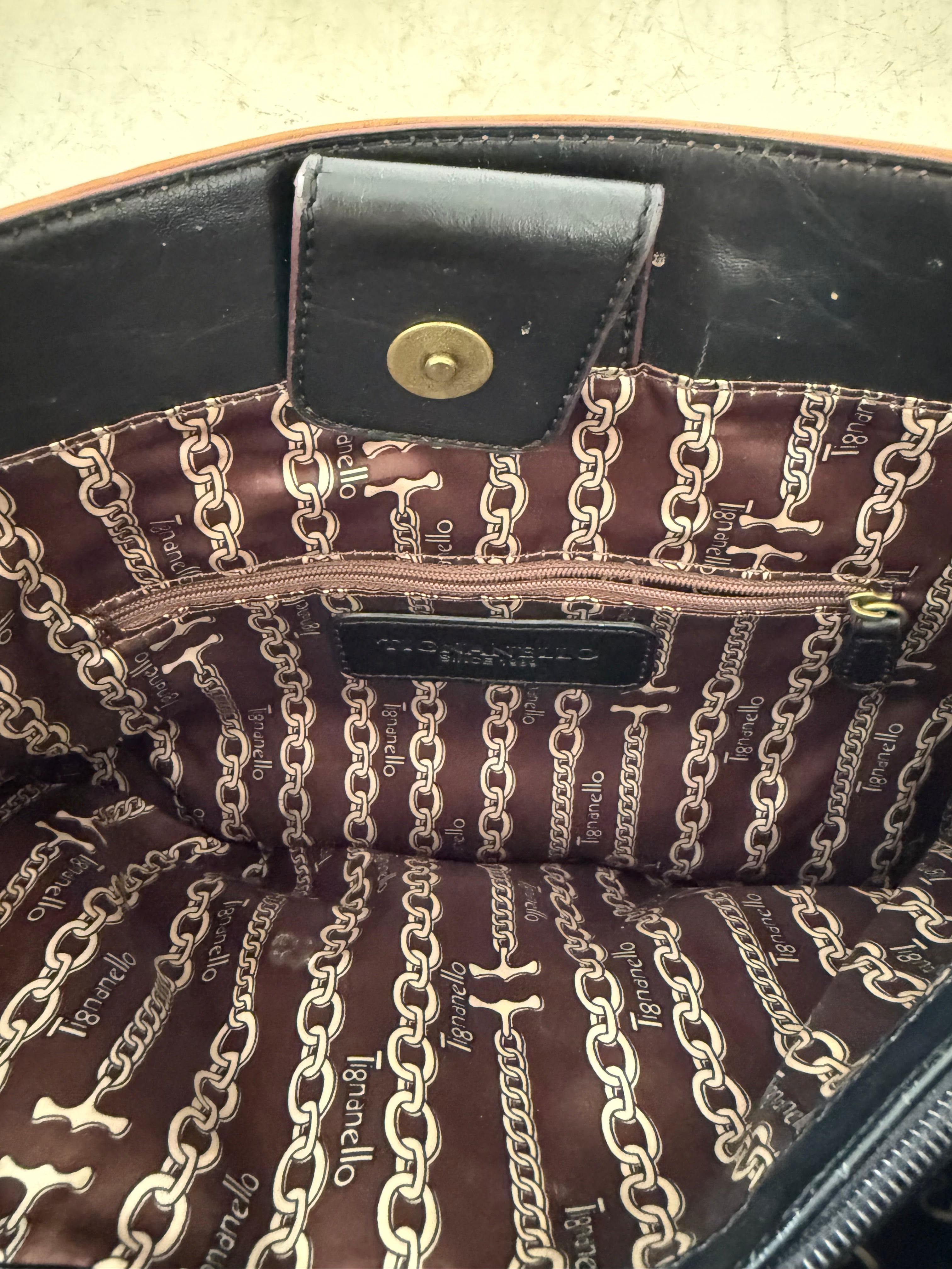 TIGNANELLO TRI-color LEATHER PURSE