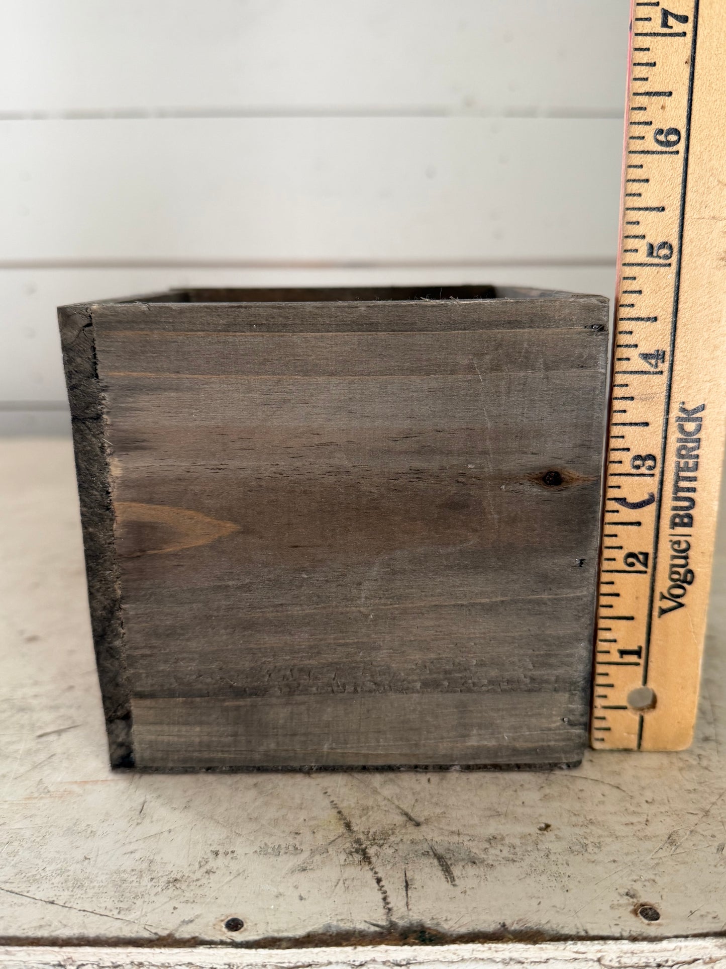 Square Wood Planter Box - Will Get Makeover