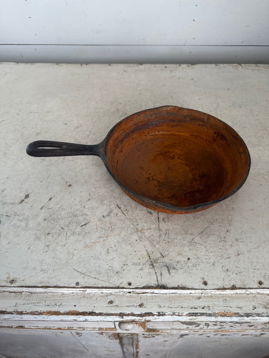 Vintage 8” Cast Iron Skillet - Will get cleaned and re-seasoned