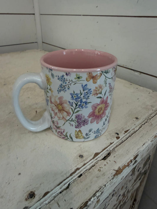 Wildflowers and Butterflies" Mug/Cup Tina Wenke for Burton+Burton