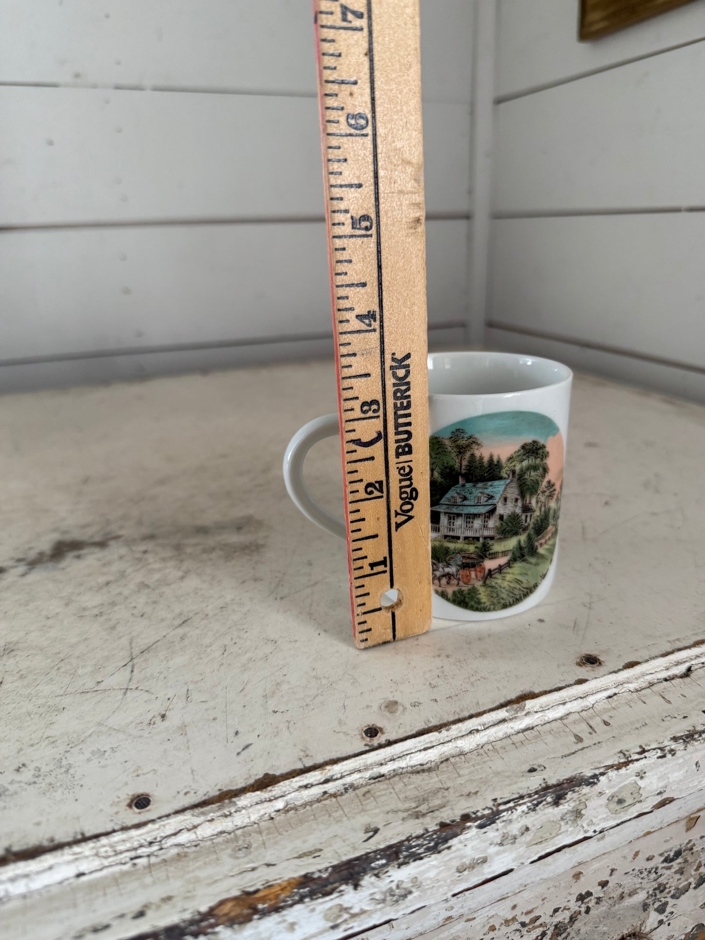 Vintage Currier & Ives Summer Mug