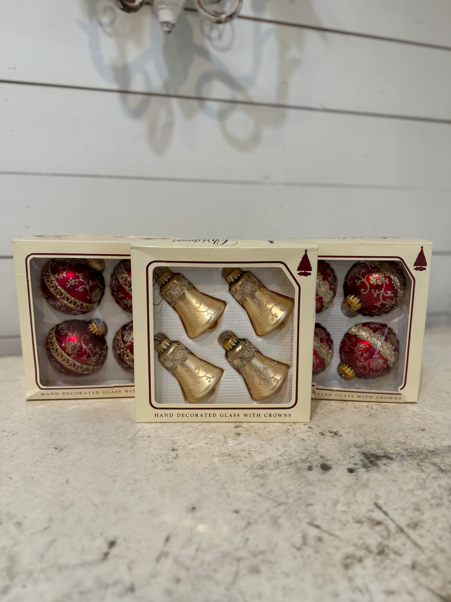 Hand Painted Christmas Ornaments - box sold individually
