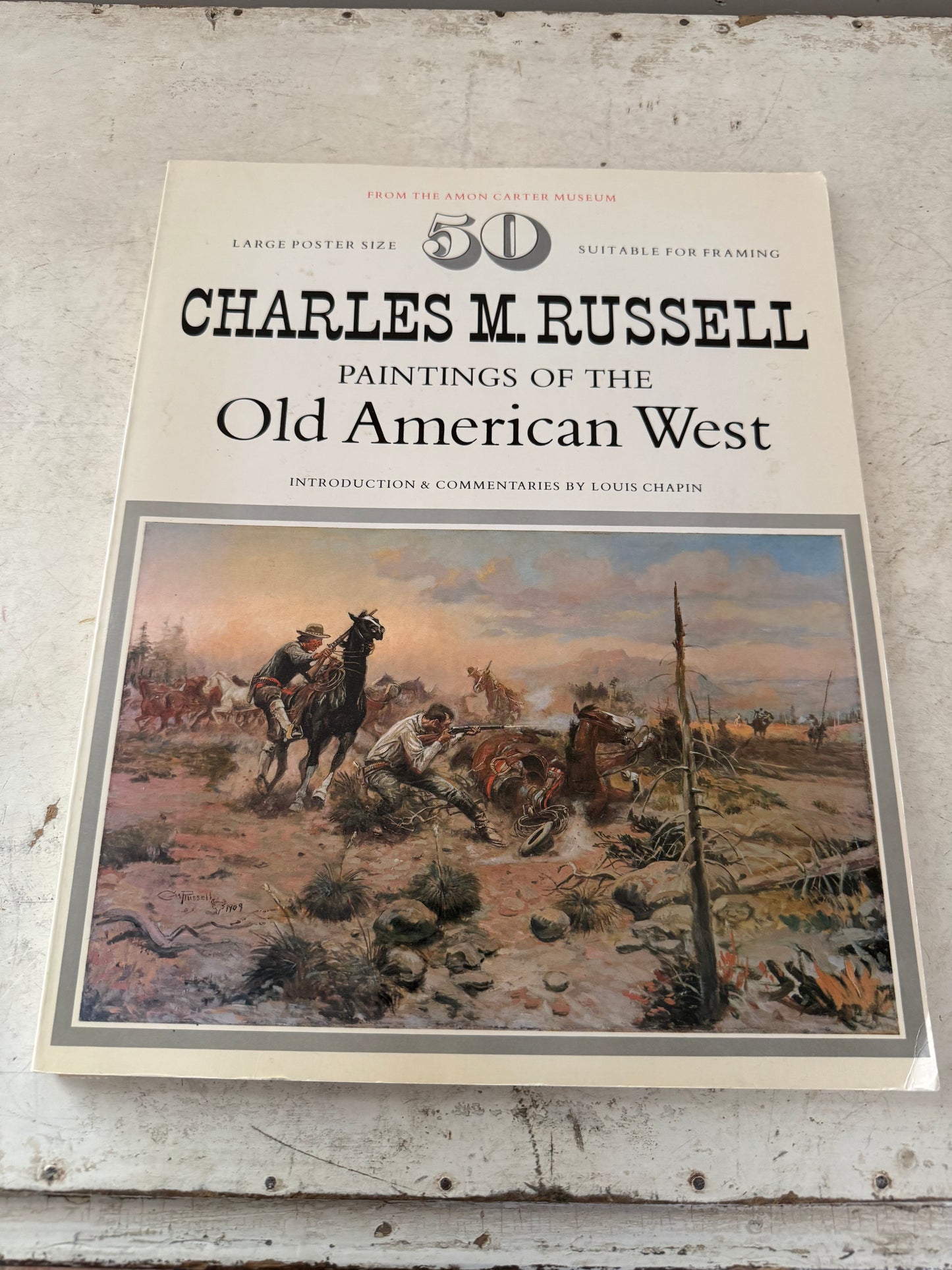 Charles M Russell paintings of the old American West