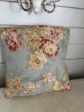 Waverly fabric homemade pillow
