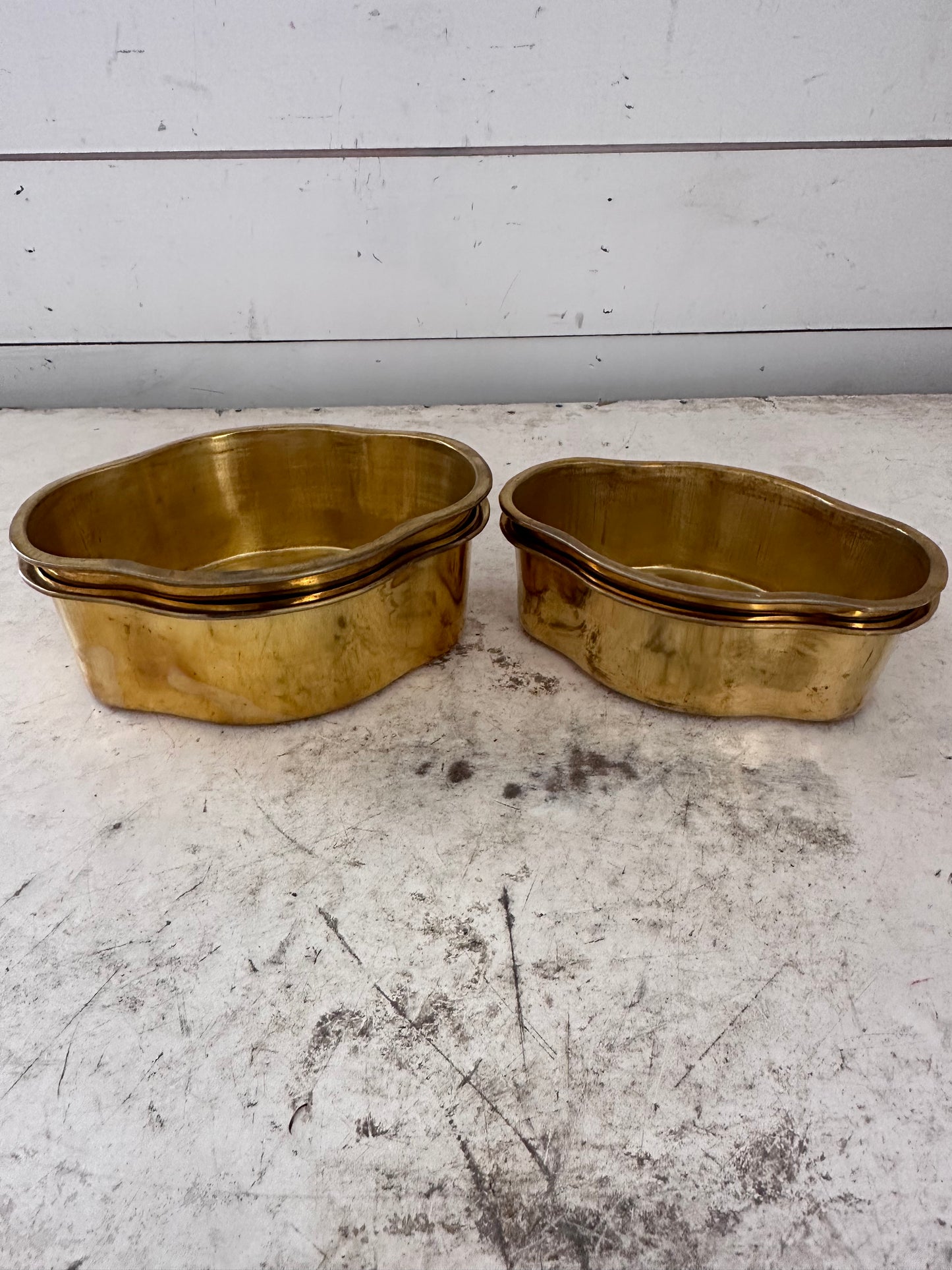 Vintage Brass Planter - sold individually