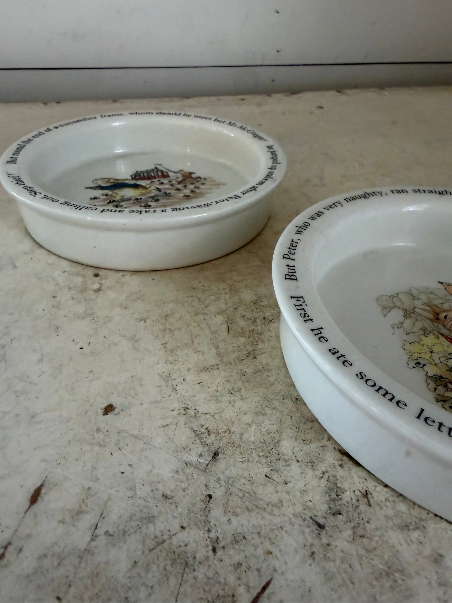 Wedgwood Peter Rabbit porringer/child's bowl Sold individually