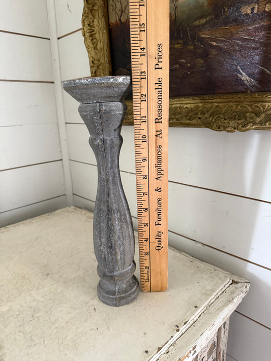 Candle holder will get wood base and makeover
