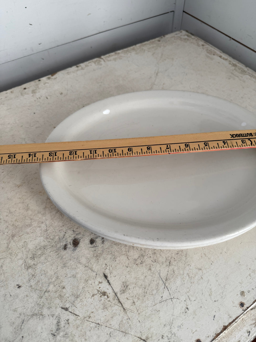 White Oval Platter Sold Individually
