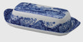 Spode Blue Italian Covered Butter Dish