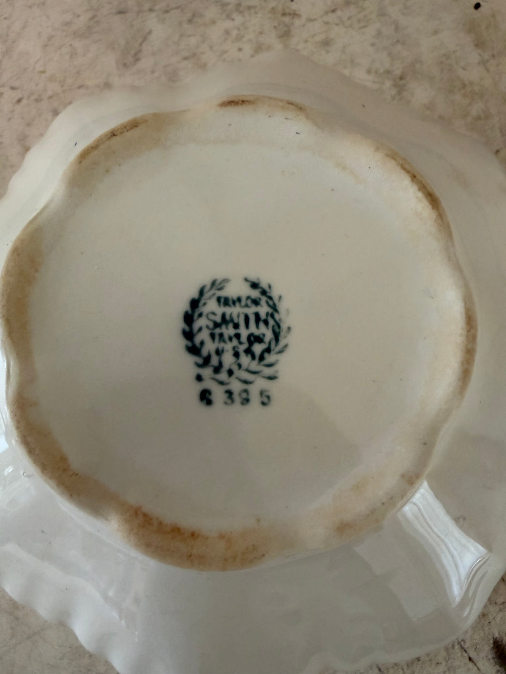 Taylor Smith Taylor pink roses sugar dish no lid made in USA