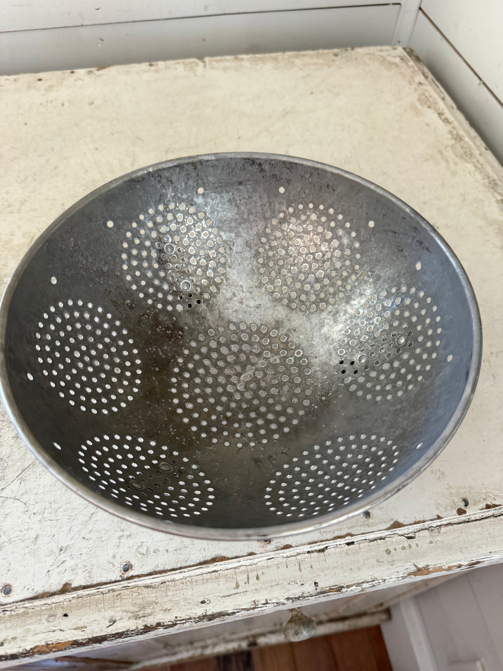 Vintage Aluminum Colander