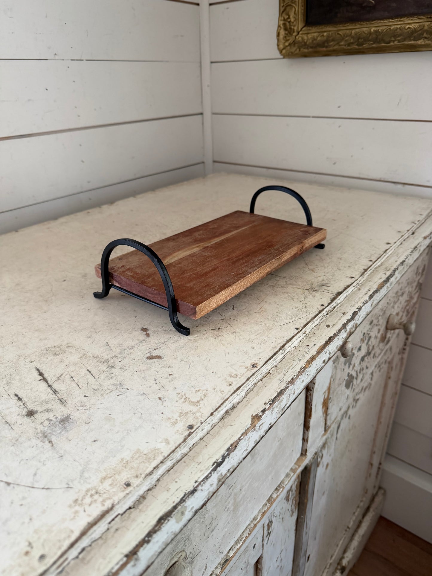 Wood Serving Tray With Handles - Will Get Makeover