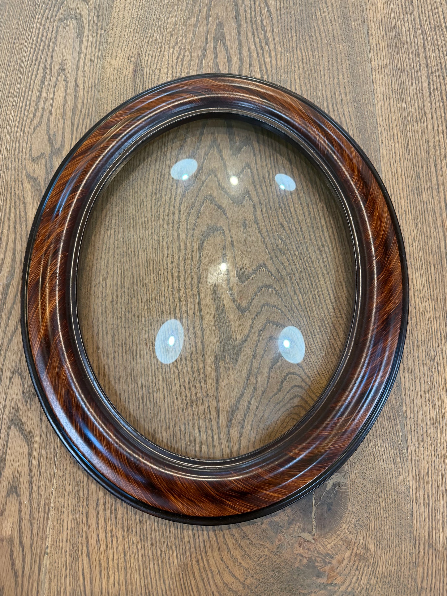 Oval Frame With Convex Glass - Will Get Makeover