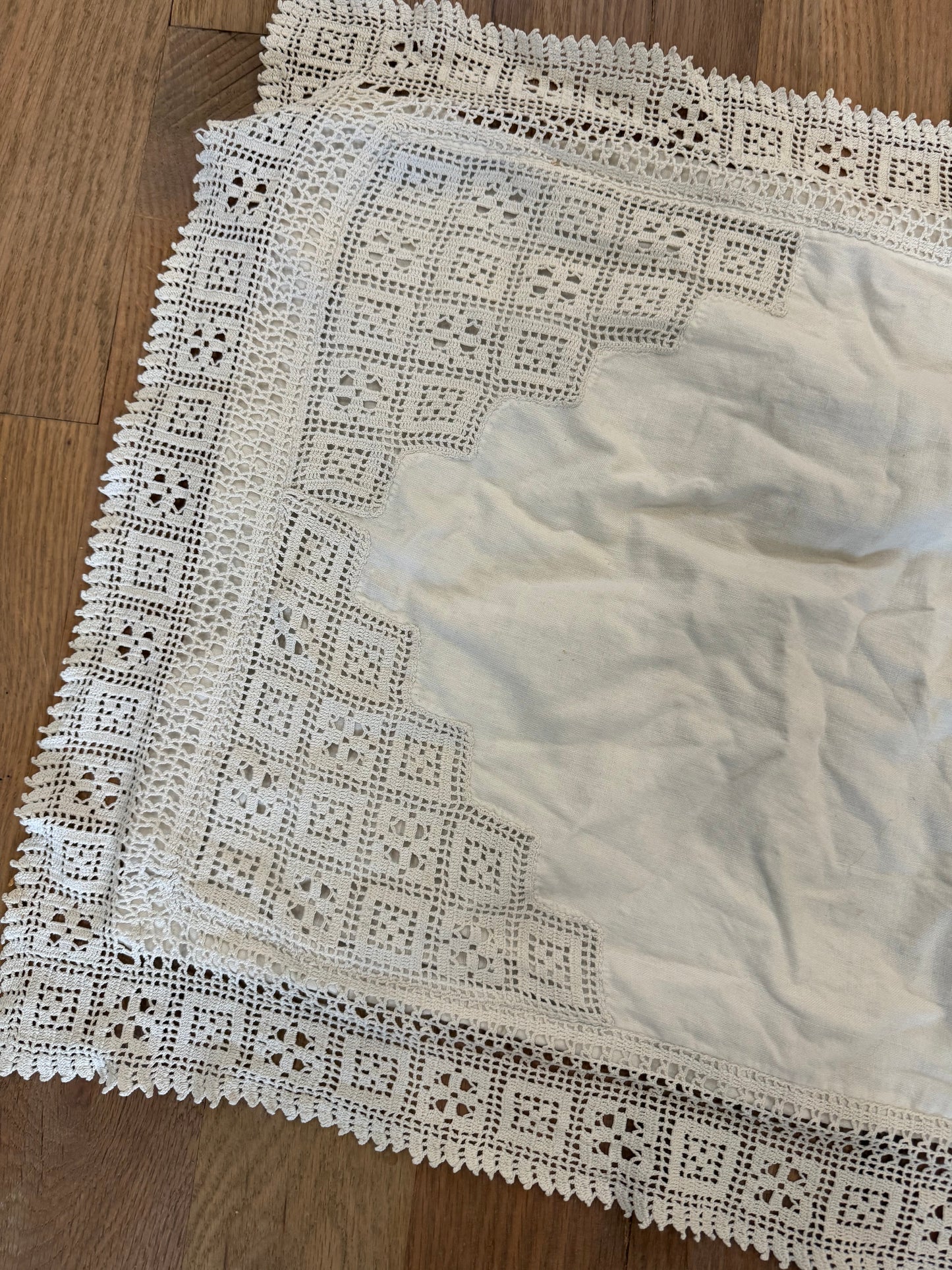 Hand Crochet Standard Pillowcase