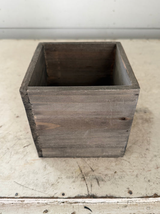 Square Wood Planter Box - Will Get Makeover