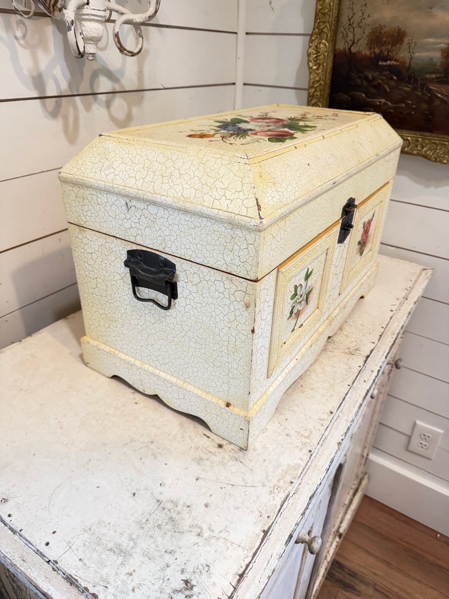Hand painted trunk will get makeover