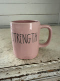 Rae Dunn Strength ceramic mug