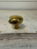 Vintage Brass Knob - SOLD INDIVIDUALLY - no Screws as is patina