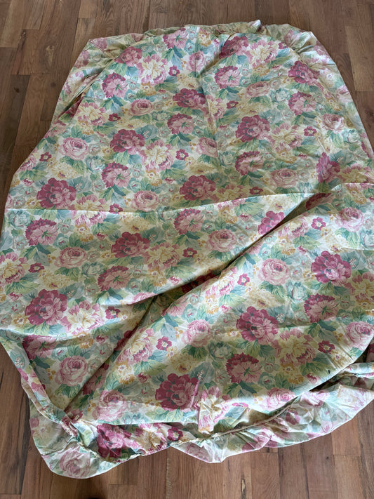 Floral Full fitted sheet