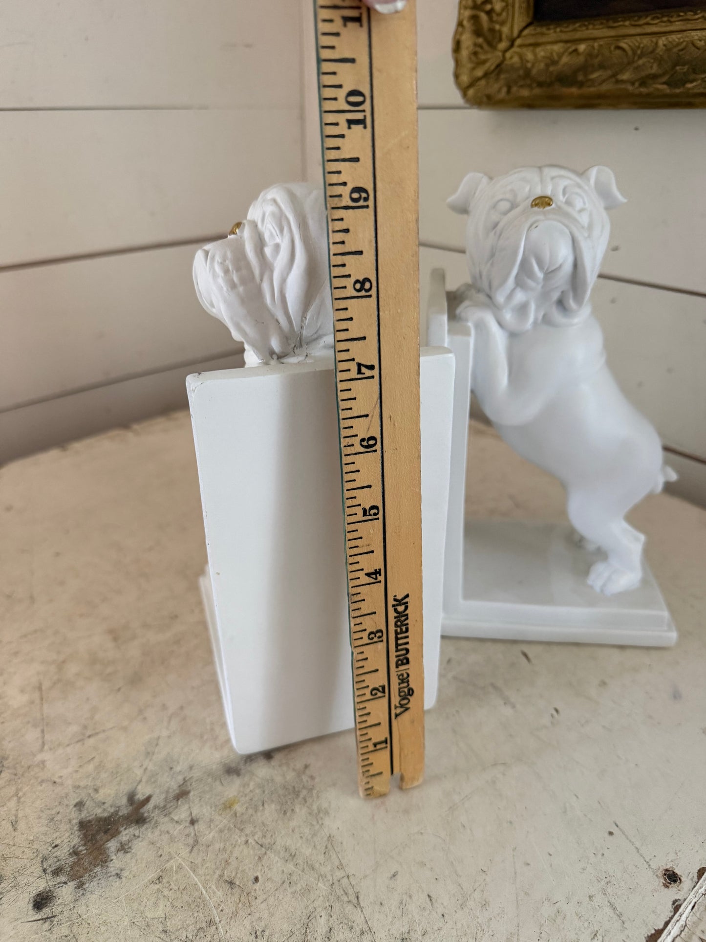 Bulldog Bookend Set