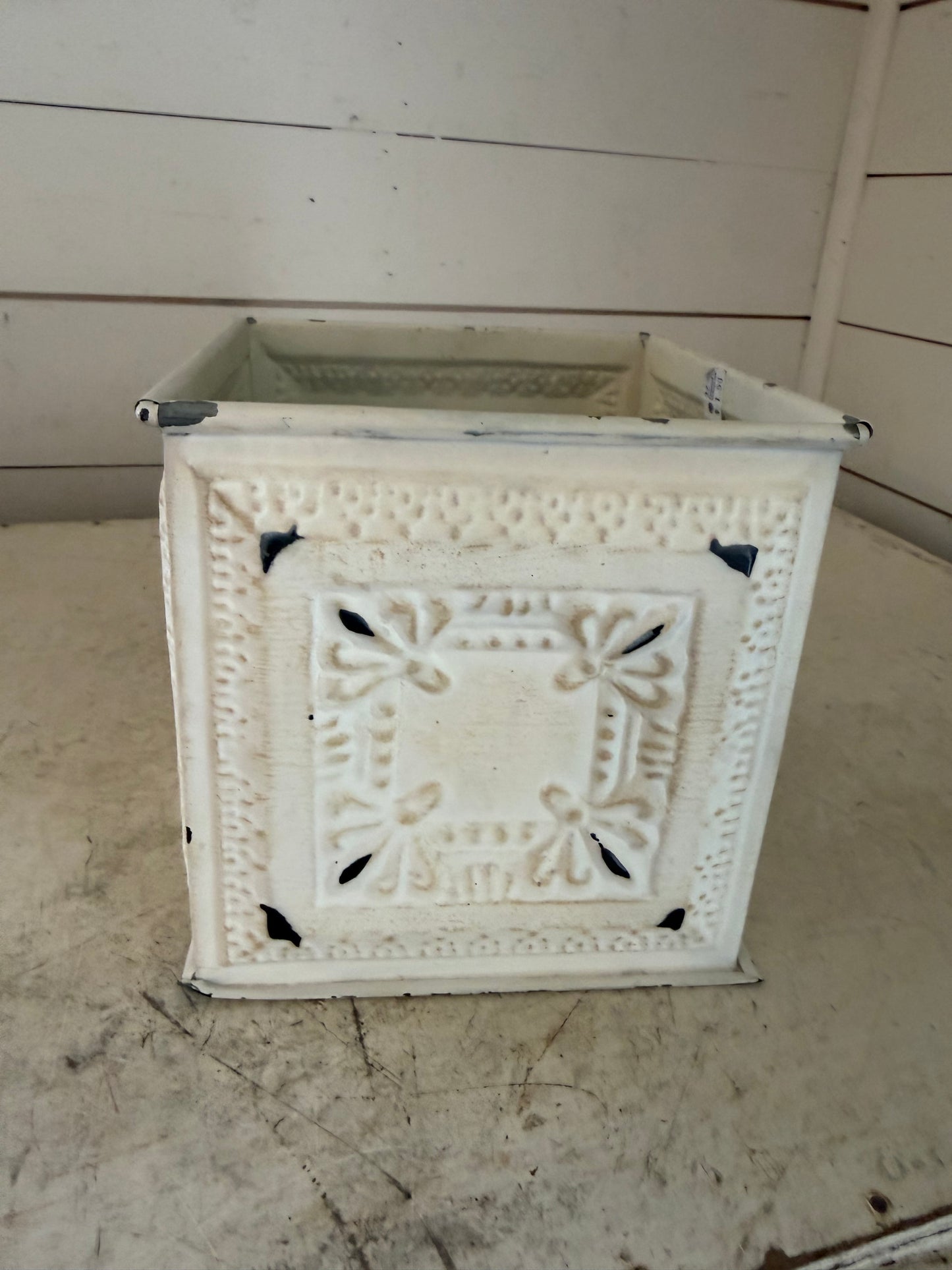 Metal planter will get makeover