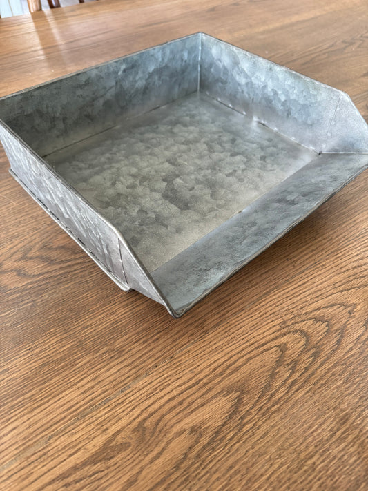 Galvanized Letter Holder