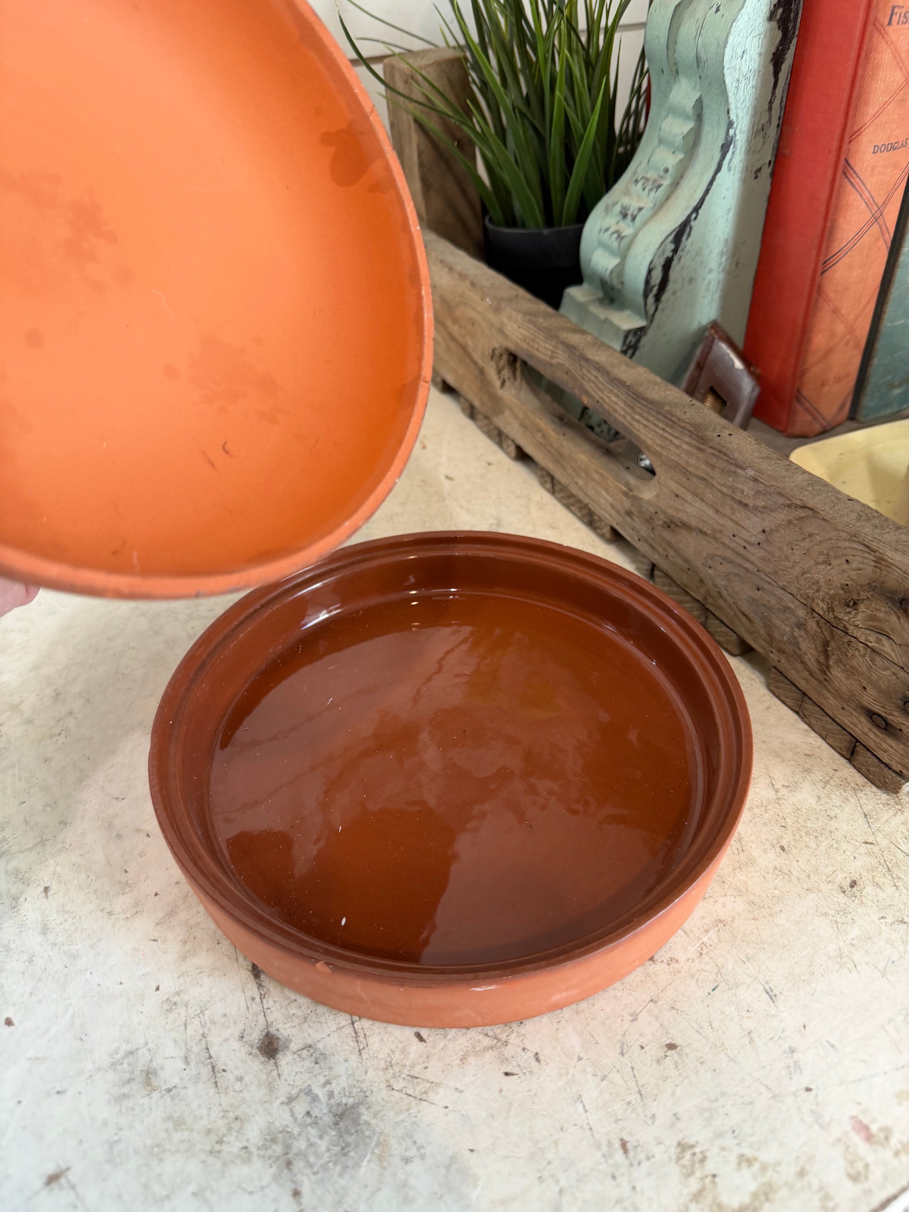 Norpro Terra Cotta Garlic Baker and Tortilla Warmer