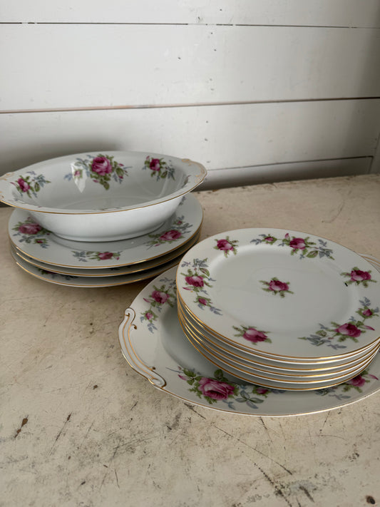 Moss Rose China - sold individually