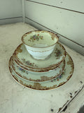Set of chipped Noritake made in occupied Japan China