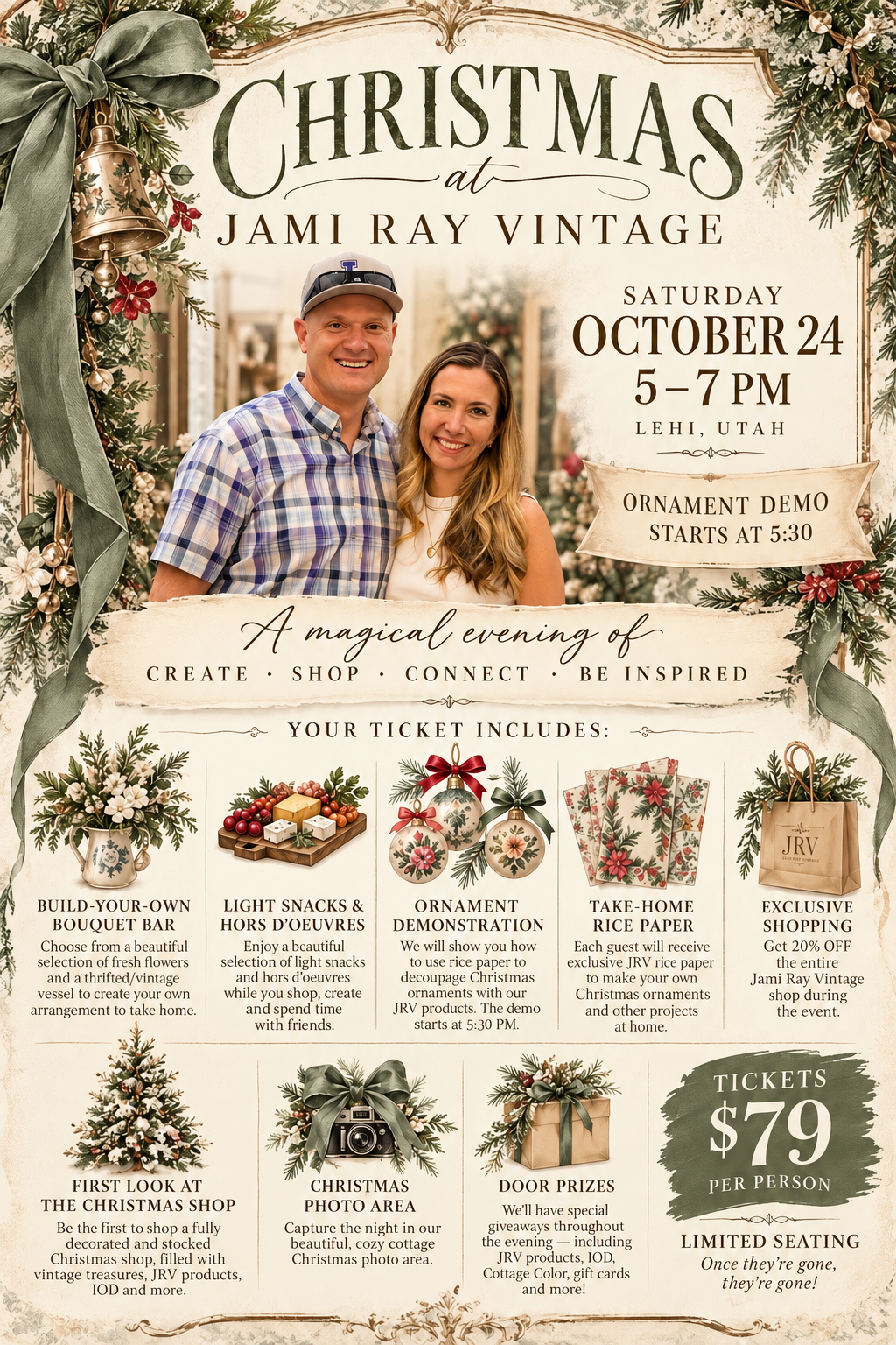 Christmas at Jami Ray Vintage | Lehi, Utah | October 24