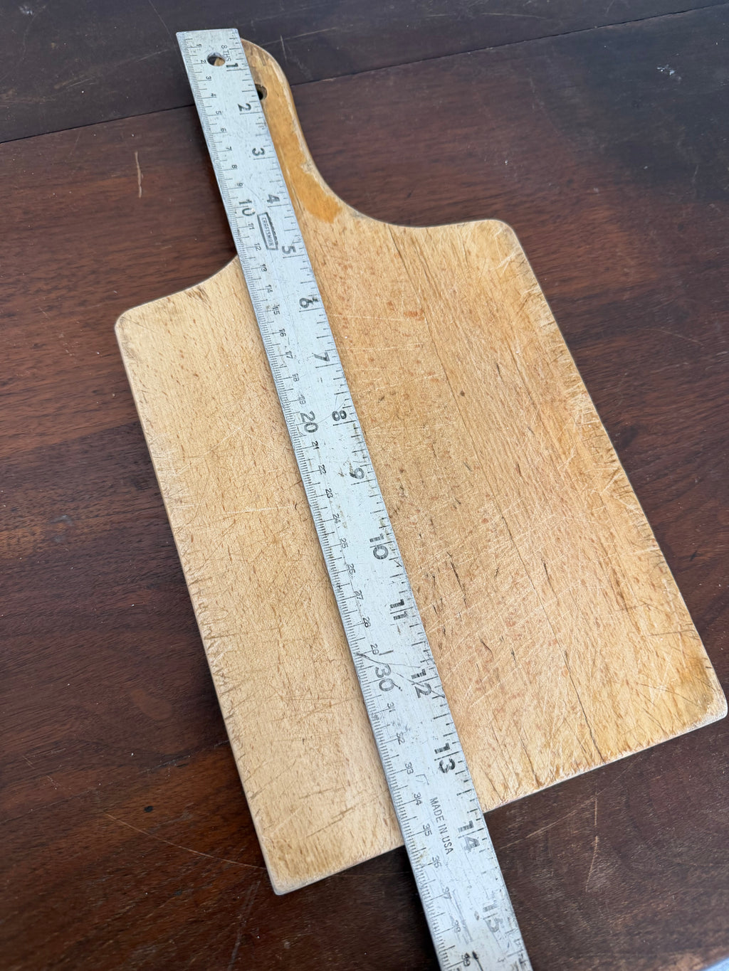 Vintage Handled Cutting Board - Will Get Makeover