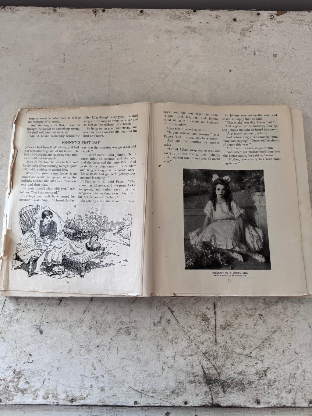 The home University volume 2 Golden Stories - has some loose pages and repairs