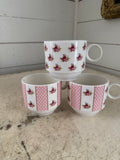 Pink Dots Rose Bud by Grace's Teaware tea cup sold individually