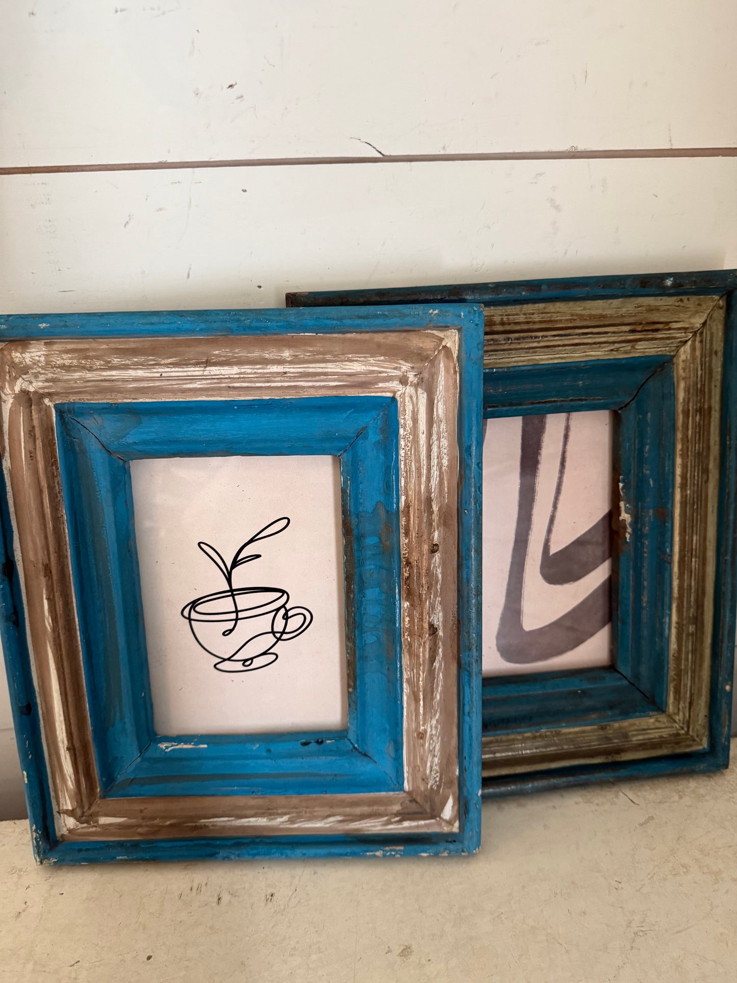 Vintage Wood Photo Frame 5x7 sold individually - each slightly different